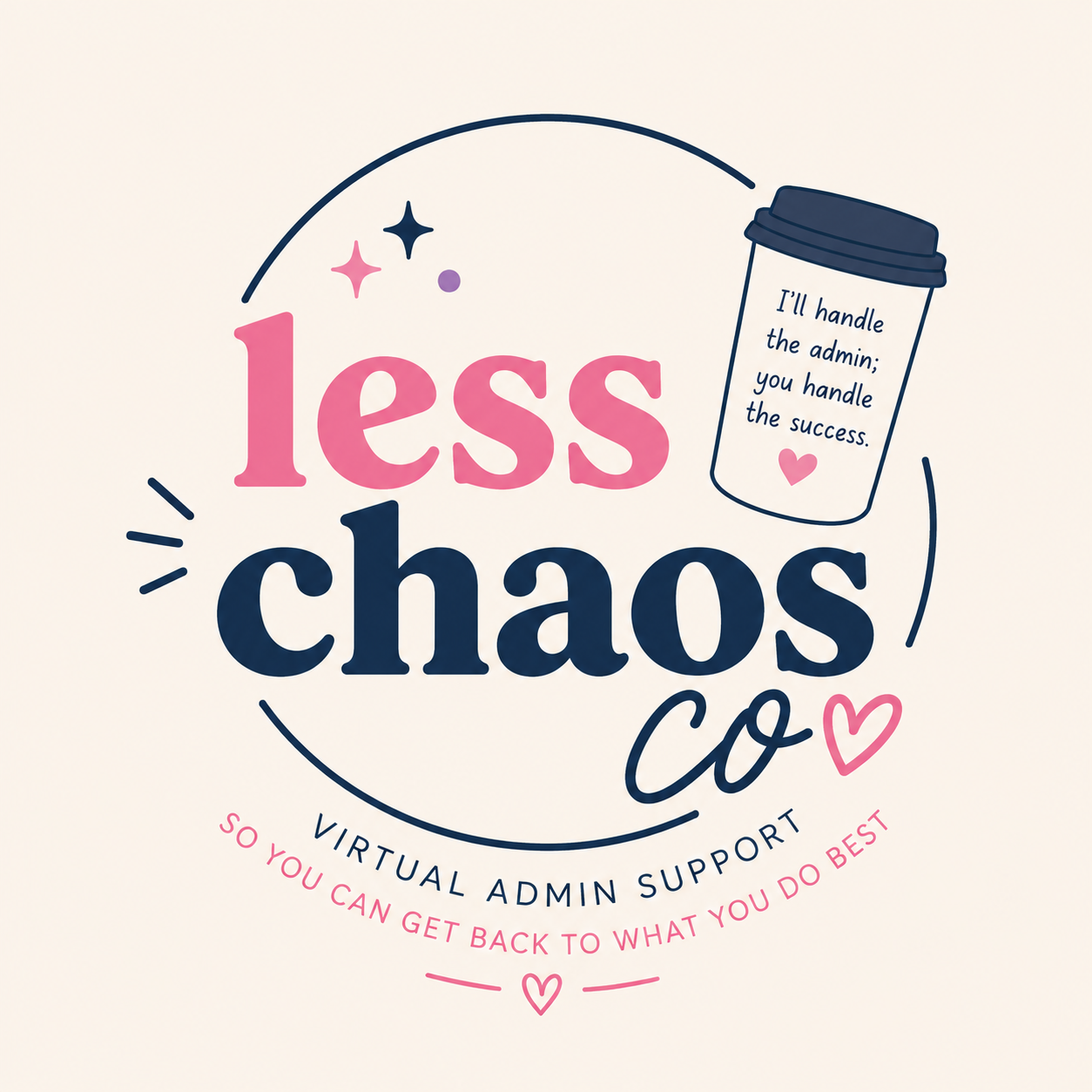 Less Chaos Co. logo